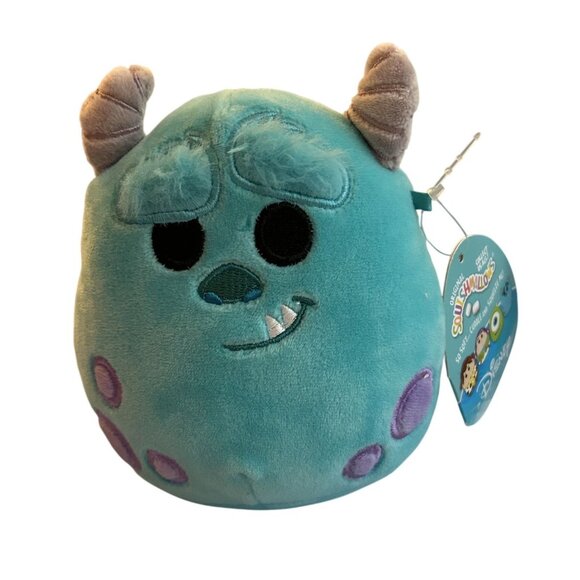 Disney Squishmallows Sulley 6" Plush Blue & Purple Monster NWT Collectible Soft - Picture 1 of 3